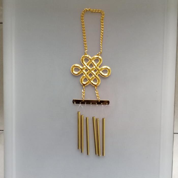MYSTIC KNOT WIND CHIME LONCENG ANGIN 6 BATANG FENG SHUI FENG LING