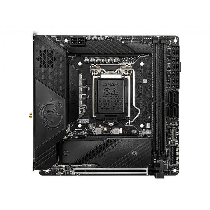 MSI MOTHERBOARD MEG Z590I UNIFY DDR4 INTEL Z590 LGA 1200 MINI-ITX TERMURAH