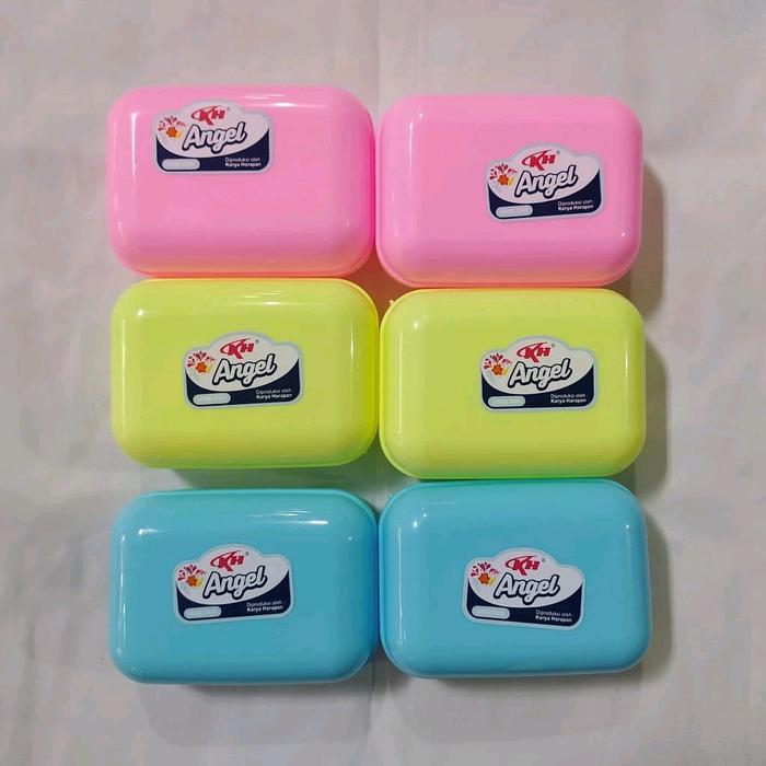 ID TEMPAT SABUN MANDI PLASTIK/ WADAH KOTAK PLASTIK WARNA/ TEMPAT SABUN