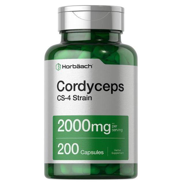Cordyceps 2000mg 200 cap Mushroom Supplement Cordyceps Militaris