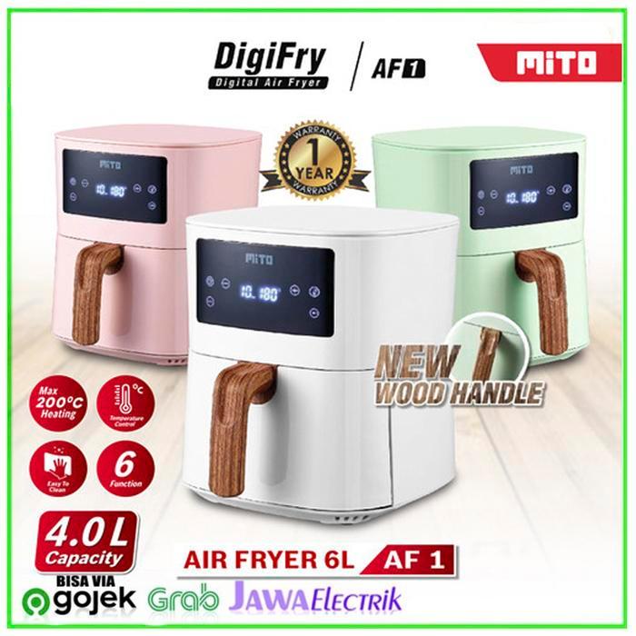 Mito Af 1 Air Fryer Penggorengan Elektrik Alat Menggoreng Tanpa Minyak