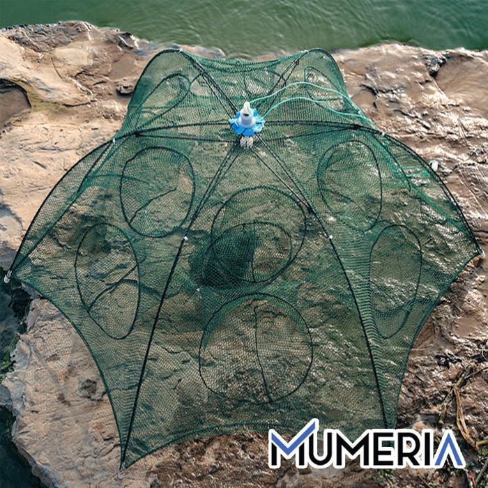 Perangkap Bubu Jaring Pancing Jala Ikan Udang Kepiting (12 Lubang) #Gratisongkir