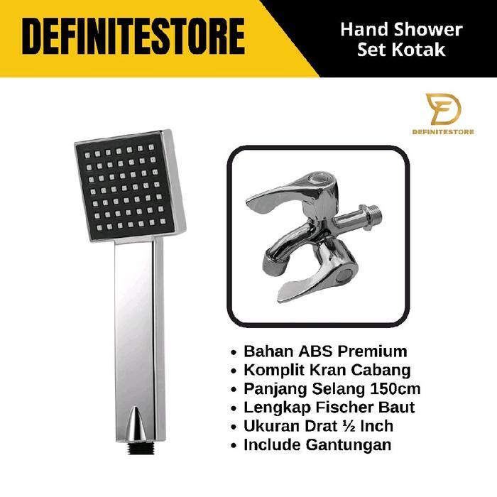 Toto Indo - Hand Shower Kamar Mandi Shower Set Mandi Komplit Keran Air Kamar Mandi Kran Set Selang