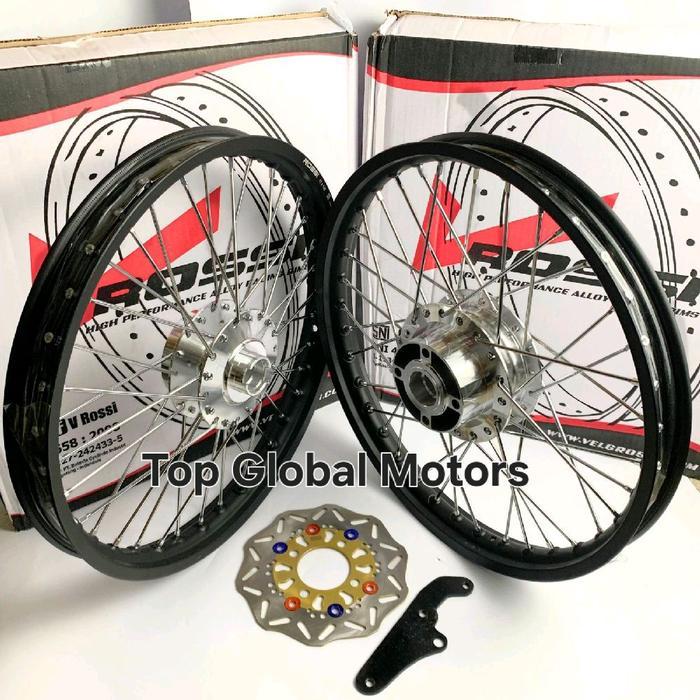 Velg Honda Sonic150R Sepasang Ring 17 Plus Piringan Dan Breket Vrossi Motorcycle