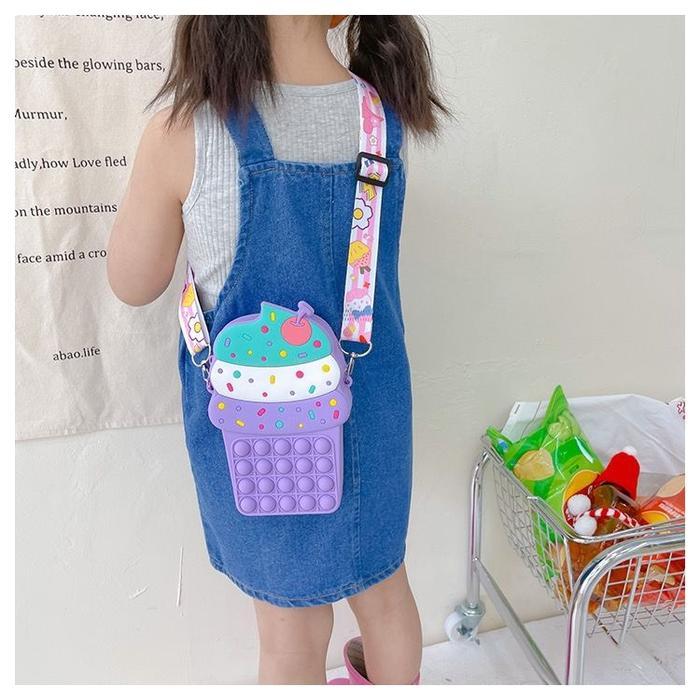 7lc9- Tas Anak Pop It Selempang Fashion Jumbo/ Tas Selempang Anak Ukuran Besar