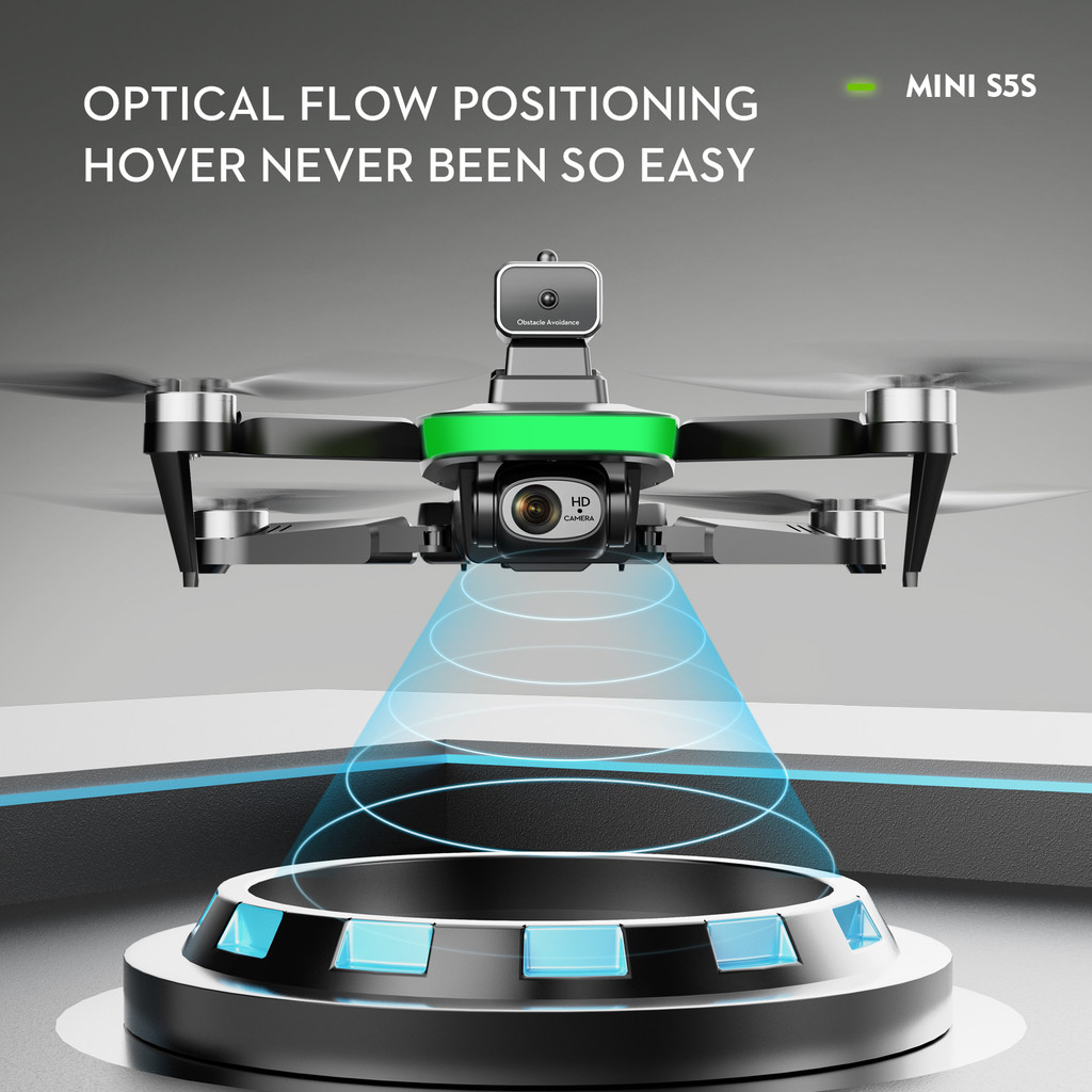 KBDFA S5S Mini Drone Aerial Photography Professional Dual Camera RC Dron Obstacle Avoidance Helicopt