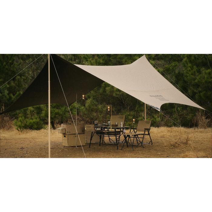 Hard Slide Pole Cargo Container Tiang Kanopi Adjustable Camping