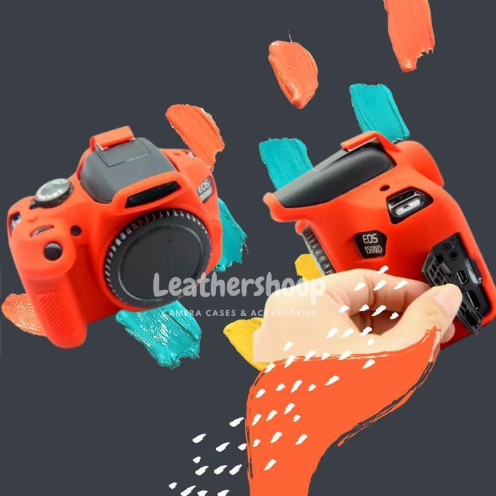 p8gk- Case Eos 1200D 1300D 1500D 2000D Cover Rubber Softcase Karet