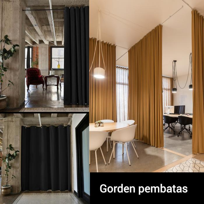 Gorden Sekat Ruangan / Tirai Sekat Ruangan / Goden Sekat Kamar Original
