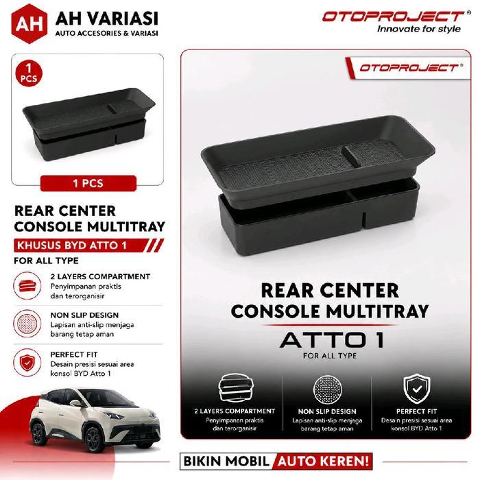 Rear Center Console Multitray Atto 1 Organizer Jok Belakang Mobil Byd Atto 1 Car Terlaris