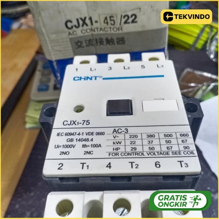 magnetic contactor CJX-75 chint