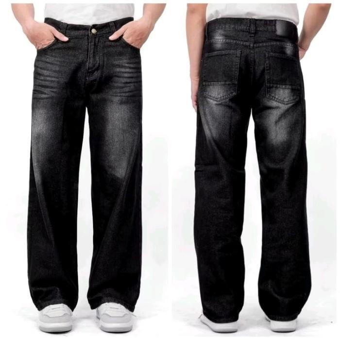 Celana Panjang Baggy Pants Cowok Celana Jeans Panjang Pria Celana Baggy Pants Korean Denim Basic