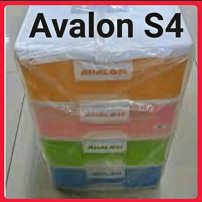 Ada Stok Rak Container Laci Jumbo Large, Avalon, Susun 4
