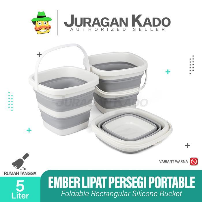 Promo Ember Lipat Kotak 5 Liter Ember Portable Silicone Kotak Ember 5 Liter Ember Lipat Multifungsi