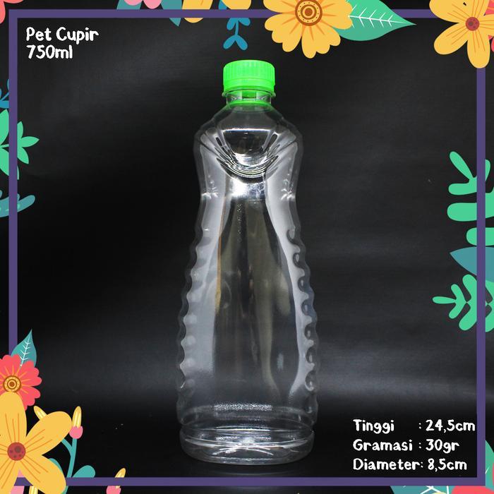 BOTOL PLASTIK PET CUPIR 750ML TINGGI PET KEMASAN SABUN CUCI PIRING