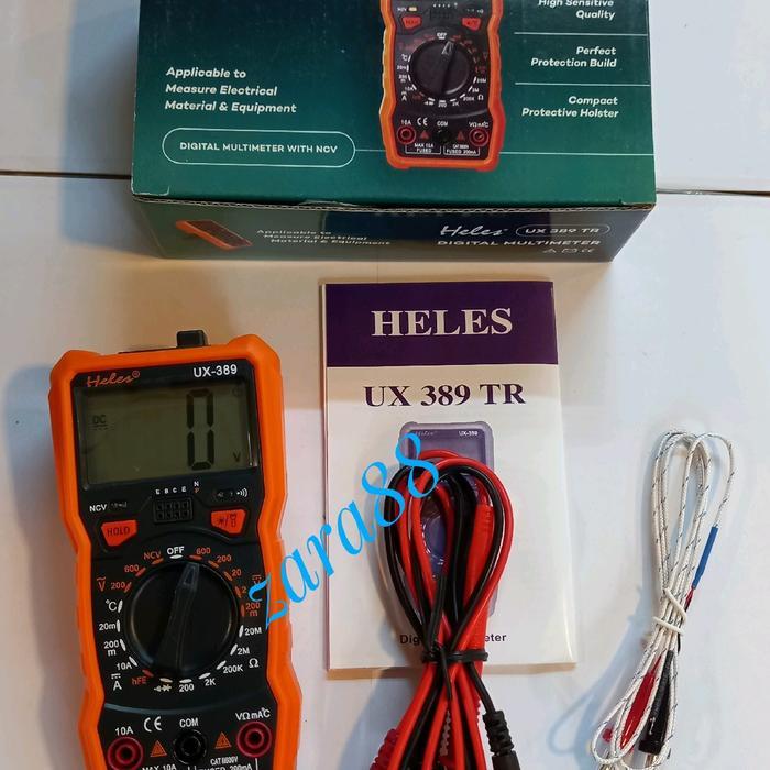 Multitester Multimeter Digital Heles Ux 389 Tr