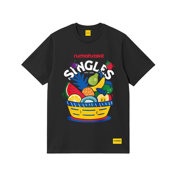 T-Shirt Regular SINGLES BLK Official rumahsakit