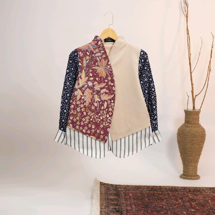 Sovinska_Blouse Atasan Wanita M1 Batik/Katun New