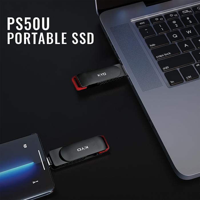 KYO PS50 PS50U PS50S 128GB Portable SSD USB 3.2 TYPE C External SSD Eksternal USSD