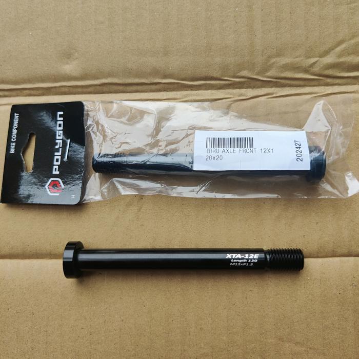 Ready Stok Thru Axle Polygon Strattos S5D S7D S8D Path E5 as roda depan TA RB Ori