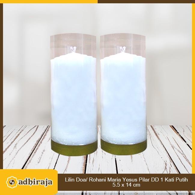 New Lilin Ibadah Doa Rohani Yesus Maria Putih Pilar (Gambar)