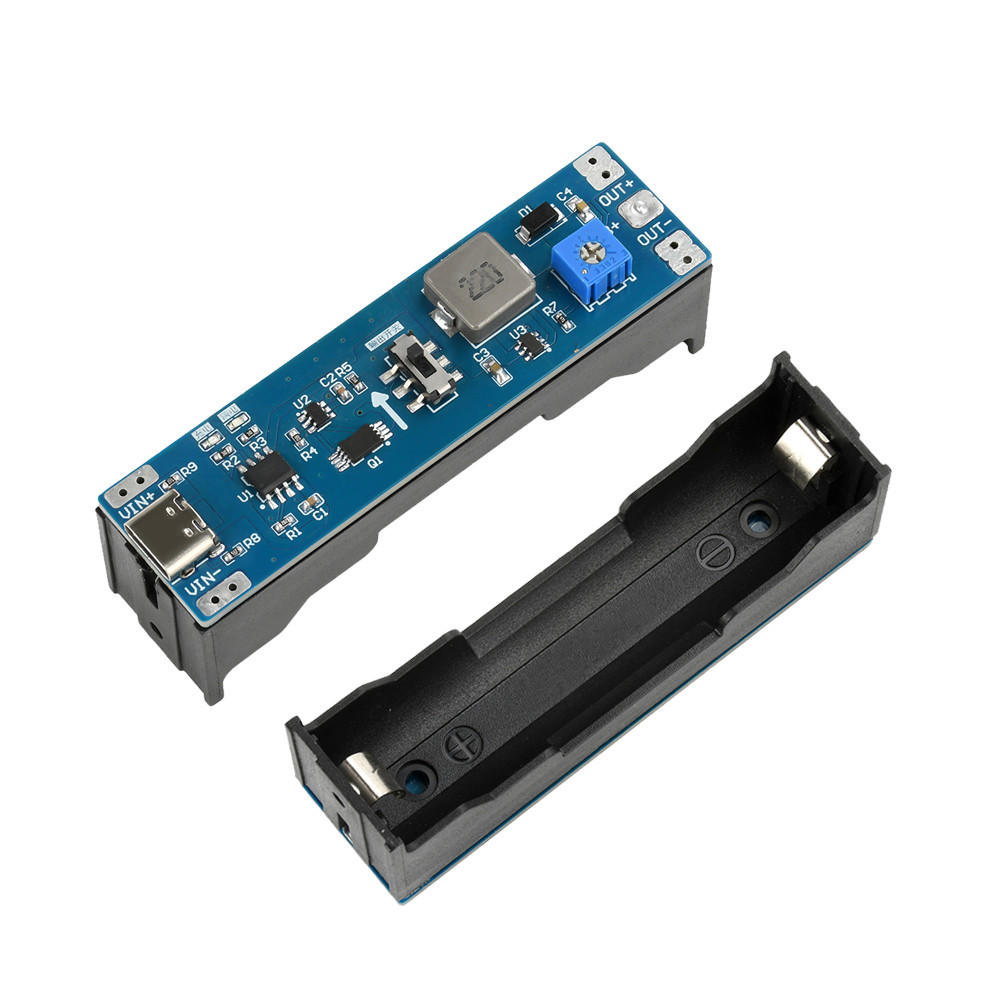3.7V to 9V 12V 18650 Lithium Battery Boost Step Up Module UPS Uninterruptible Power Supply Module