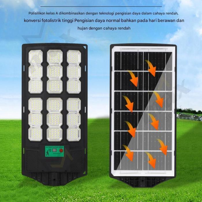 Promo Max Solar3000W Lampu Tenaga Surya Outdoor0 Biaya Listrik Lampu Jalan Tenaga Surya