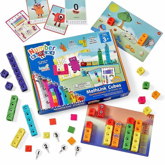 Hand2Mind Mathlink Cubes Numberblocks 1-10 Activity Set