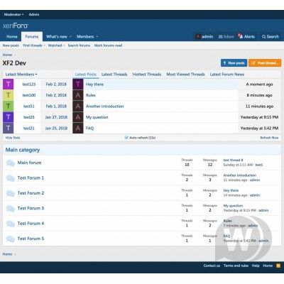 AddonFlare] (AJAX) Advanced Forum Stats - Addon Forum XenForo