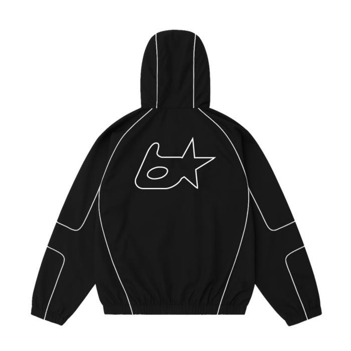 Bitsnbobs Gorpcore Jacket Reflective Davis Black