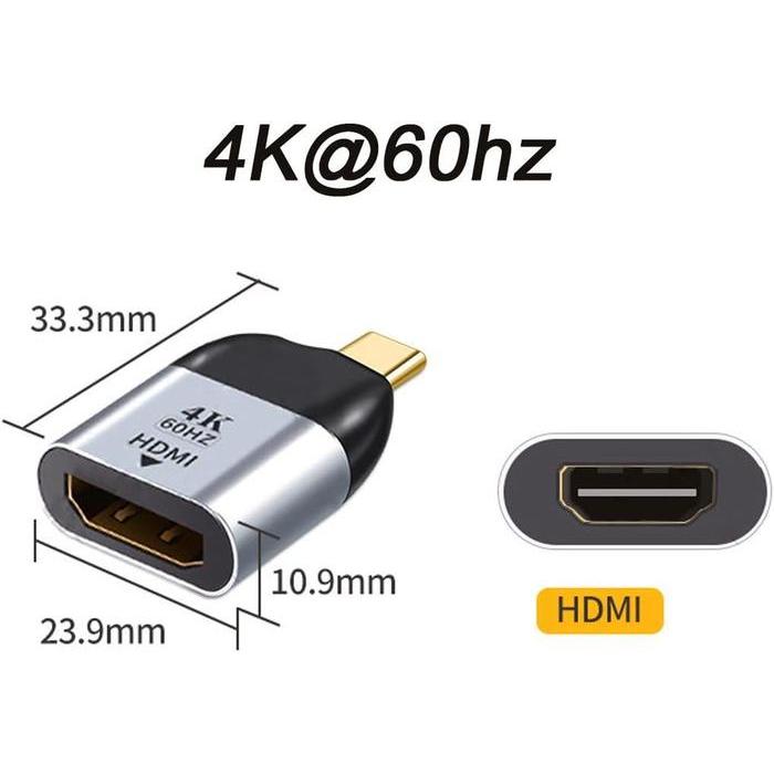 Connector Type C to HDMI Thunderbolt 3.0 HDTV 4K - Type c to hdmi