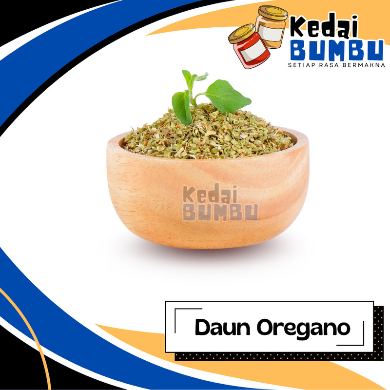 1kg Daun Oregano Bubuk Kasar Organik Oregano Leaves Dried Flakes Premium / Bumbu Pelengkap Masakan D