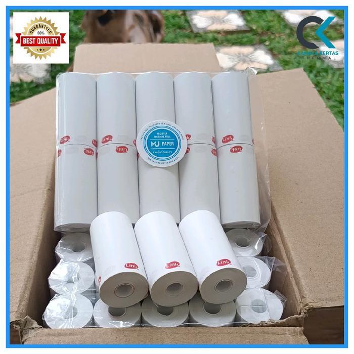 TERLARIS Kertas Struk Thermal Logo Link 57x30mm - 10 Roll - Printer, Stationery READY