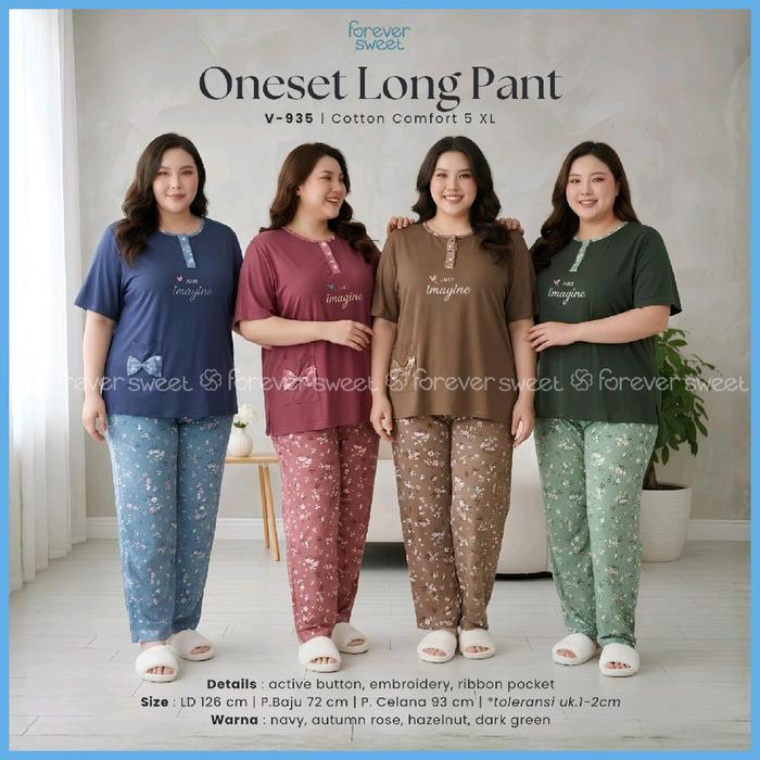FOREVER SWEET BAJU TIDUR CP JUMBO 5XL
