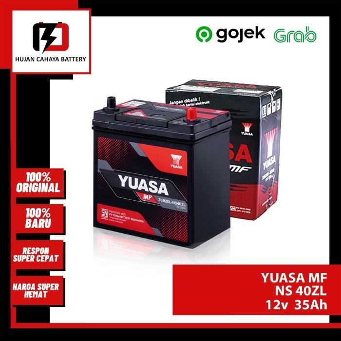 Aki Mobil Yuasa Mf Ns40Zl /Ns-40-Zl / Ns 40 Zl - Aki Toyota Cayla 2016