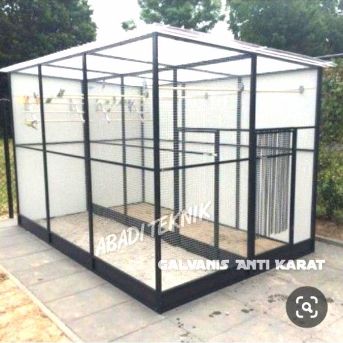 ORIGINAL sangkar kandang burung ternak umbaran koloni aviary lovebird murai READY STOCK