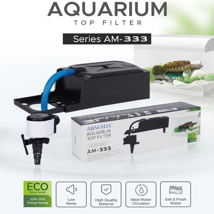 TOP FILTER ARMADA AM-333 / TOP FILTER AQUARIUM 3 IN 1 ARMADA