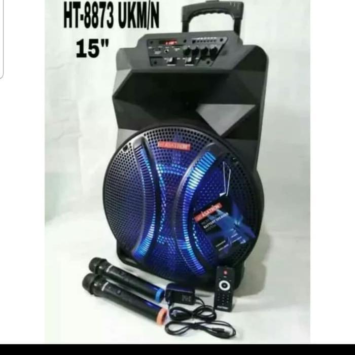 SPEAKER PORTABLE MEETING ASATRON HT 8873UKM/N 15 IN USB BLUETOOTH