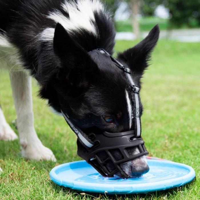 Ready Penutup Mulut Anjing Dog Muzzle / Anti Gigit Brongsong Mulut Pet Muzzle / Dog Muzzle Mouth