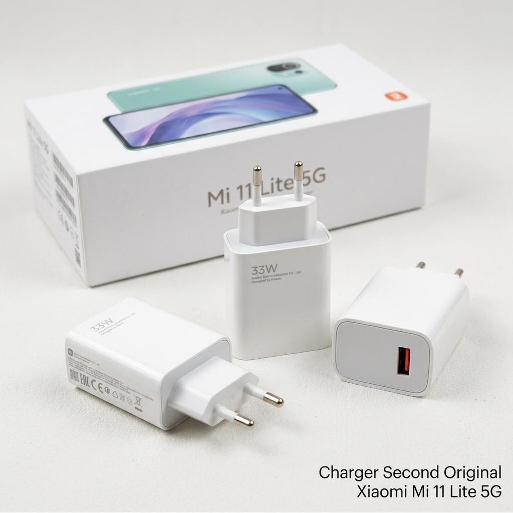 Cas Xiaomi MDY-11-EZ Ori Bekas USB Orange Turbo Charge 33W 11V 3A Mi 11 Lite 5G Charger HP Kepala Ch