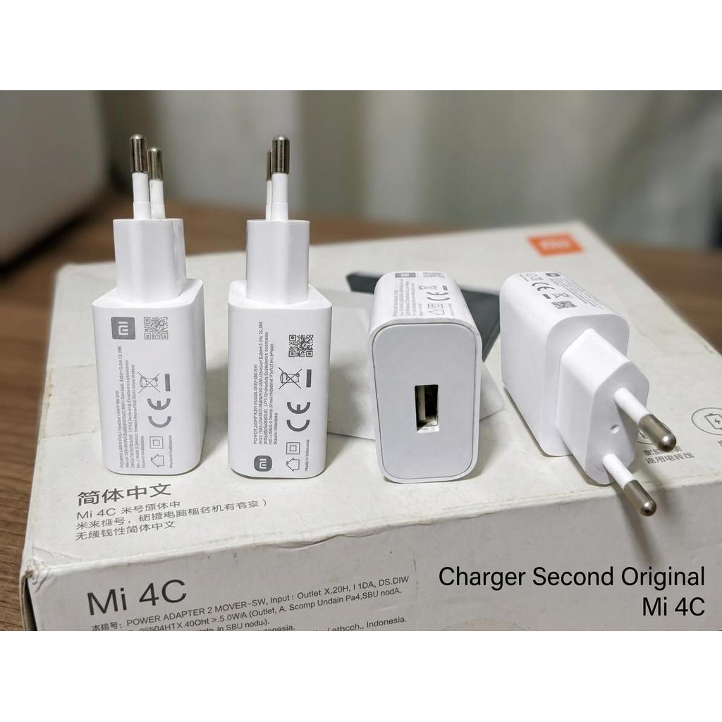 Charger HP Xiaomi MDY-09-EW Original Second 5V 2A 10W USB Charger Kepala Cas Pengisi Daya Cocok Mi 4