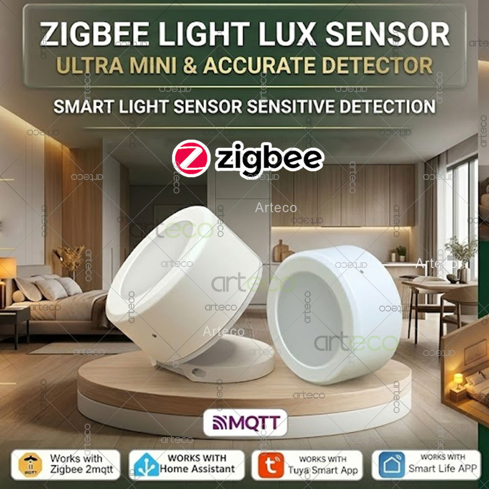 ZigBee Light Lux Sensor Zigbee Luminance Sensor Illuminance Brightness Detector,For Home Assistant