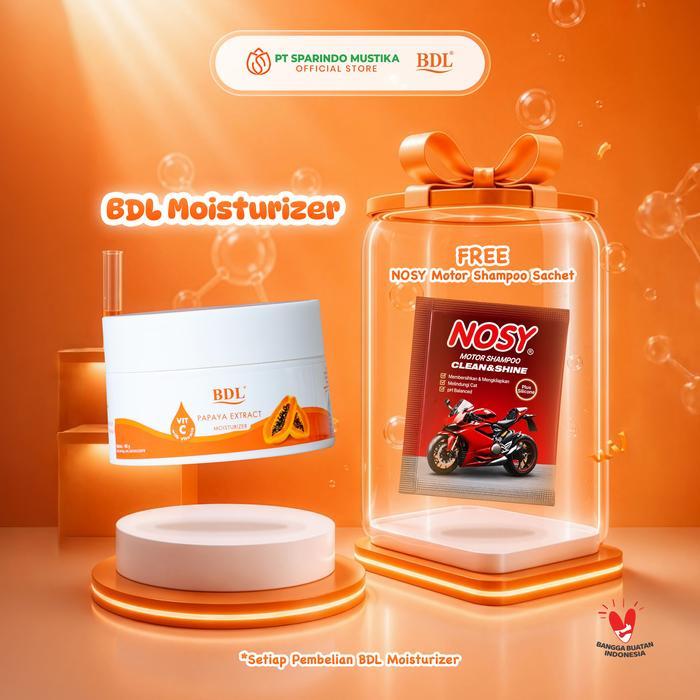 [Khusus Live] BDL Day Cream With Moisturizer Papaya Glowing Booster Mencerahkan Wajah with UV Filter