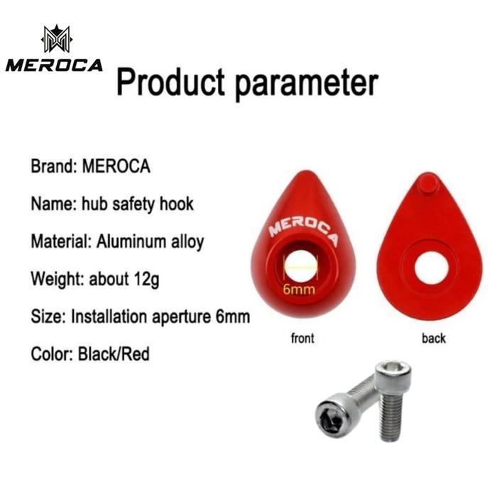 READY Meroca Anting Hub Safety Hook For Pushbike Balance Bike