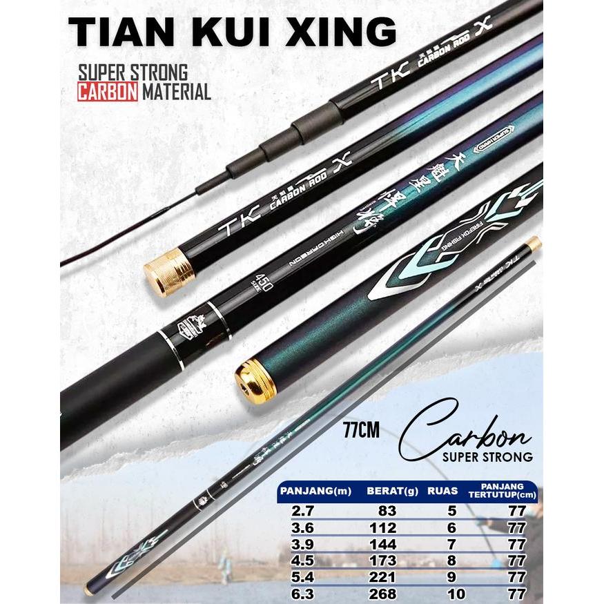 Joran Tegek Tian Kui Xing Carbon Graphite Pancing