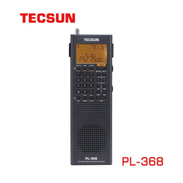 Ready Stok EM radio tecsun pl368 DSP TECSUN PL-368 radio stereo full band hitam