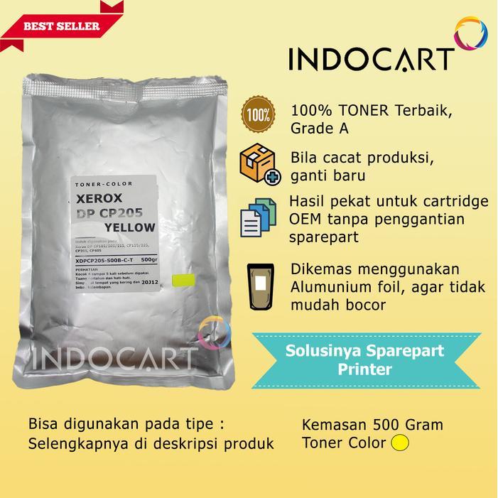 Serbuk Toner Warna Jepang-Xerox Docuprint Cp115 Cp116 Cp225 Cm115 Cm225-500Gr
