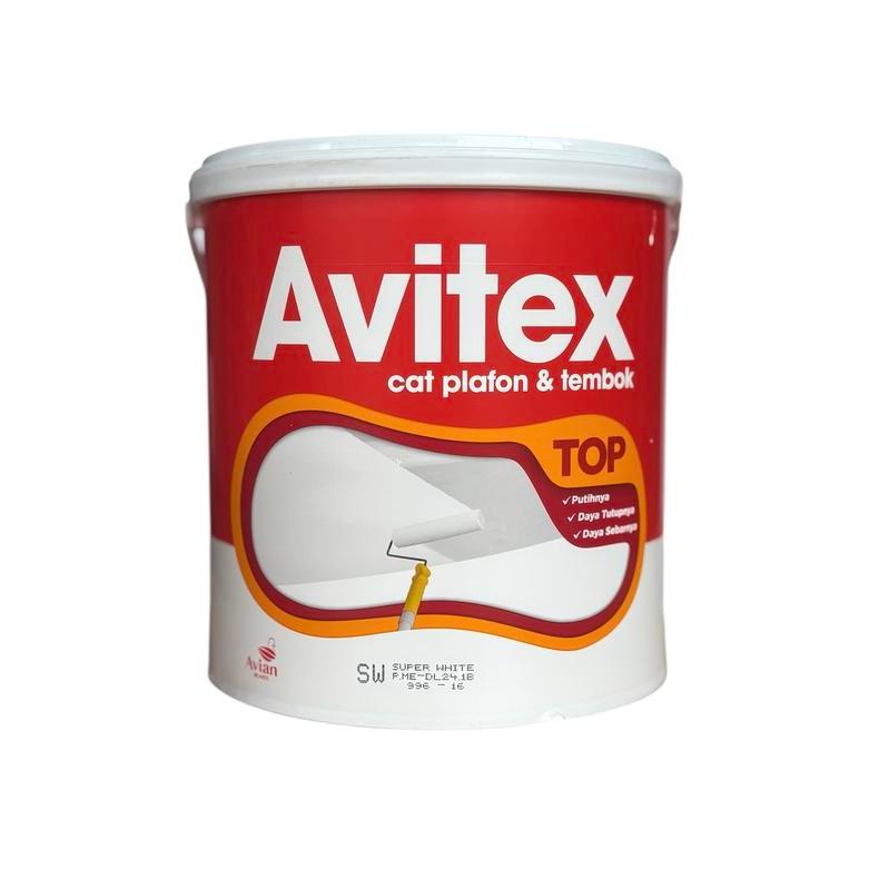 Cat Plafon dan Tembok Avitex Top Super White