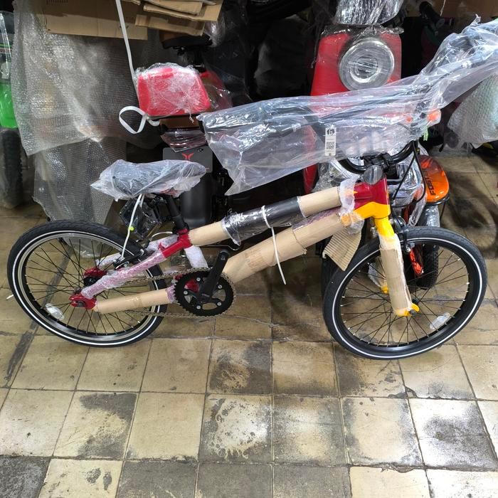 Sepeda Bmx 20 Polygon Razor Pro Gear Jangkrik Ban Scotlet