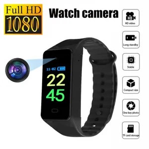 HD 1080p Hidden Camera Wrist Watch Sports Bracelet Video Recorder